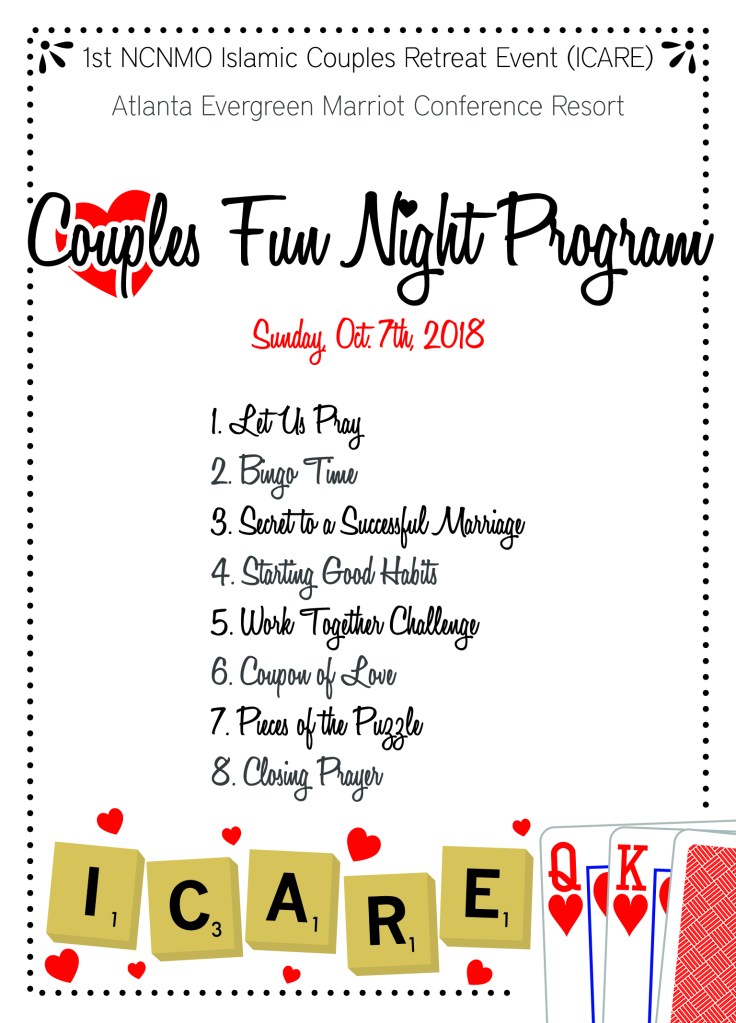 2018 NCNMO ICARE | Couples Fun Night Program